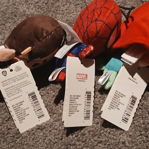 Marvel Spiderman, Disney princess Ariel, and Harry Potter Plush Ornament Toys - Picture 8 of 8